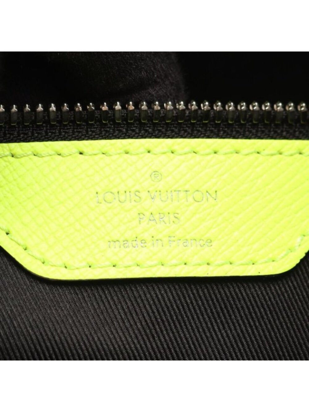 Louis Vuitton Boston Bag Keepall Bandouliere 50 Neon Yellow Leather Canvas - Picture 4 of 10
